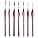 MEEDEN Micro Detail Paint Brush Set - 7 Tiny Fine Miniature Art Brushes for Acrylic, Watercolor, Oil Painting - Miniatures, Models, Airplane Kits, Nail, Rock Painting
