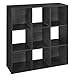 ClosetMaid 78016 Cubeicals Organizer, 9-Cube/ shelf, Black
