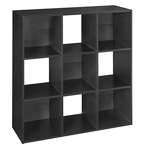ClosetMaid 78016 Cubeicals Organizer, 9-Cube, Black