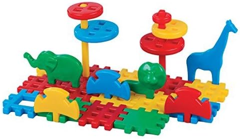 Marioinex Mixed Waffle Blocks (30-Piece) by Mario-Inex