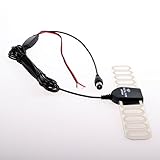 Car Analog TV Digital TV DVBT ATSC ISDB Radio FM Antenna Signal Amplifier Booster for Car Dash DVD Car Stereos (IEC Plug Only)by HitCar