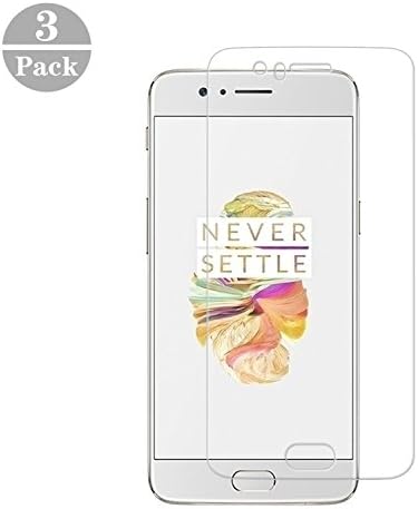OnePlus 5 Screen Protector [3-Pack], Curvologys Full Screen Coverage 3D PET HD Screen Protector HD Clear Anti-Bubble Film for OnePlus 5