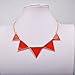 Jane Stone Red Triangle Popular Collar Fashion Statement Necklace Party Jewelry(Fn0568-Red)
