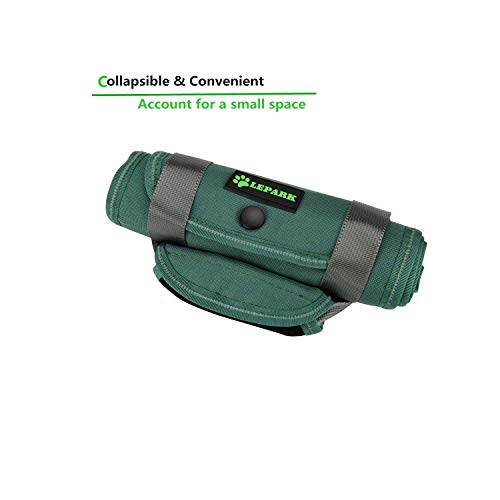 Lepark Dog Sling with Handle for Canine Aid, Veterinarian Approved Dog Lift Harness for Rehabilitation (L,Green) - Thumbnail 5
