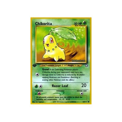 Buy Pokemon - Chikorita 54 - Neo Genesis Online Jordan | Ubuy
