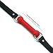 Scarlet Kitten Medium Bite Stick Leather and Silicone for Women Men, Red