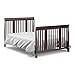 Storkcraft Tuscany 5-in-1 Convertible Crib (Espresso) - Easily Converts to Toddler Bed, Day Bed or Full Bed, Adjustable Mattress Support Base, Mattress Not Included