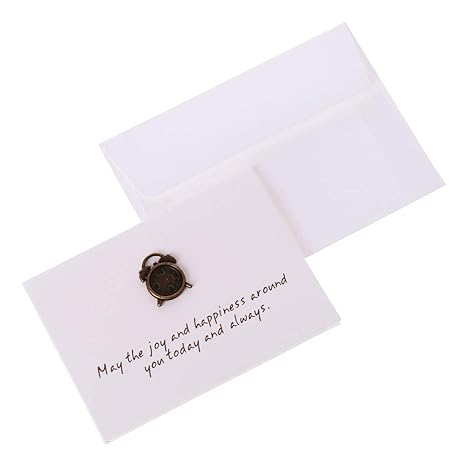 Buy Gothing Metal Retro Card Handmade Message And Greeting Paper