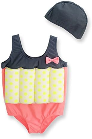 LILYFUN 2018 Baby Kids One Piece Sport Swimsuit Buoyancy Bathing Suit Float Suit Swimwear (Child S 2T/3T, Cute Pink)