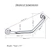 Shower Grab Bar Handle Grip Bar Stainless Steel Bathroom Bathtub Toilet Handrail Arm Safe-Grip Bar with Screw for Elderly Helping - Chrome (Shower Grab Bar-A) (Shower Grab-A)