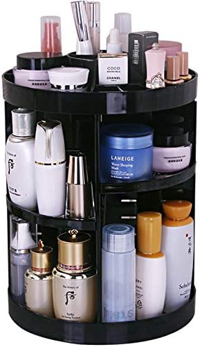 RGTOPONE Thicker Makeup Organiser 360 Degree Rotating Adjustable Costemics Storage Reinforced and Durable Design with Large Capacity,Multifunctional for Vanity,Bathroom,Bedroom,Closet,Kitchen,Office
