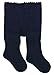 BEAR MUM Baby Girls' Seamless Organic Cotton Tights Navy 0-6month