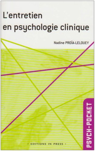 L' entretien en psychologie clinique