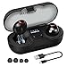 HOMCA True Wireless Earbuds, 5.0 Wireless Charging Earphones Waterproof Easy Pairing 18H Cycle Playtime 3D Stereo Sound Wireless Headphones with Microphone,Noise Canceling with Charging Case