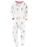 Carter's Baby Girls' Snug Fit Cotton Footie Pajamas (18 Months, Fairy Print)