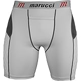 Marucci Adult Elite Padded Slider Shorts, Small, White