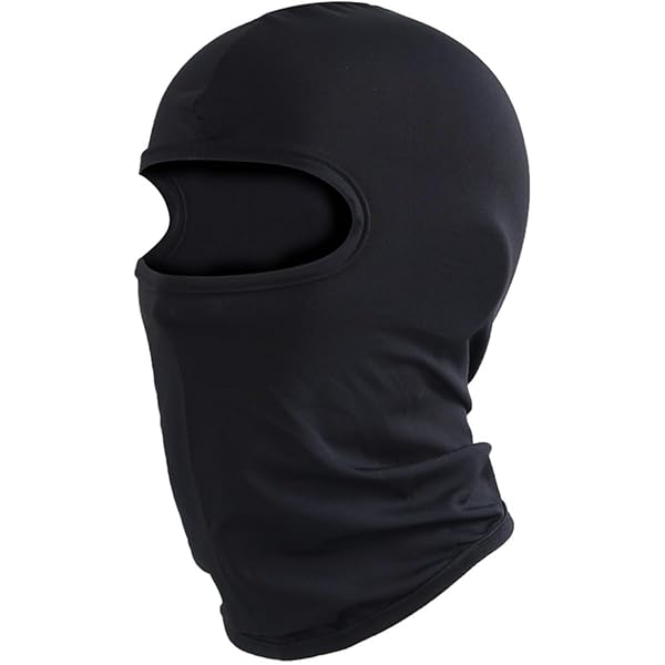 UV Protection Thin Neck Gaiter Face Mask - Biker Scarf Tube Balaclava Bandana - Unisex, Breathable, Polyester
