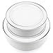 Stately Elegance Designs 200 Piece White and Silver Rimmed Plastic Plate Set – Includes 100 10.25