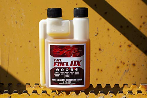 Fuel Ox Complete Fuel Treatment and Combustion Catalyst - Fuel Additive for Gas or Diesel - Lubricates, Increases Mileage, and Decreases Regens - for Personal or Commercial Vehicles -3oz Bottle