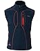 H2H Mens Active Athletic Fleece Vest With Zipper Pockets