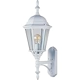 Maxim Westlake-1 Light Outdoor Wall Lantern in Mediterranean Style-9.5 Inches Wide by 24 inches high-White Finish