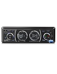 Receptor estéreo para automóvil Ironpeas con Bluetooth, radio para automóvil de un solo Din Din, USB   TF Slot   FM   WMA   reproductor de MP3, control remoto inalámbrico incluido