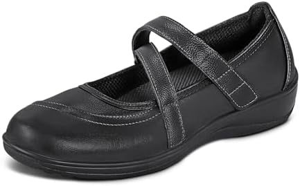 orthofeet ladies dress shoes Orthofeet Emily Women's Flat Shoes Brown : 8.5 D