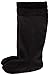 Chooka Womens' Waterproof Rain Boot Sock Fleece Liner, Black, 9 US/L/XL (9-11) M US