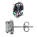 1.8ct. Mystic Fire Topaz 925 Sterling Silver Stud Earrings