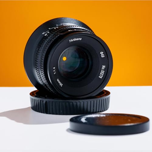 7artisans 35mm F1.4 Mark II APS-C Manual Focus Fixed Lens Large Aperture Compatible with Fujifilm Fuji Camera X-A1 X-A10 X-A2 X-A3 A-at X-M1 XM2 X-T1 X-T3 X-T10 X-T2 X-T20 X-T30 X-Pro1 X-Pro2 X-E1