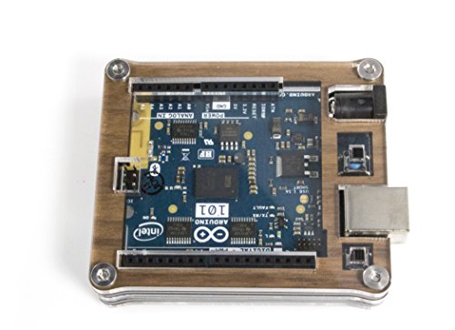 Arduino 101 Zebra Walnut Case for Official Intel Arduino 101 ~ C4Labs
