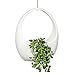 Mkono White Ceramic Hanging Planter Flower Plant Pot