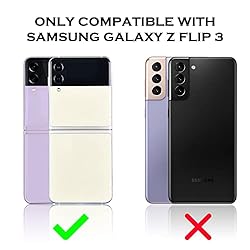 YINLAI Samsung Galaxy Z Flip 3 5G Case,Galaxy Z