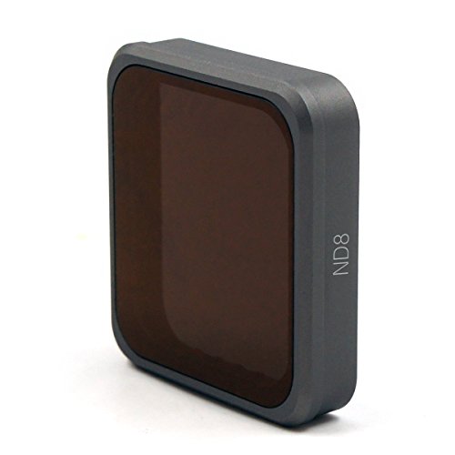 LENSKINS MRC ND8 Filter for GoPro Hero 6 Black/Hero 5 Black, Japanese Optical AGC Glass, Multi-Resistant Coated, Push-on Mounted, Weather-sealed ND Filter with PU Storage Bag and Lens Cloth - Thumbnail 2