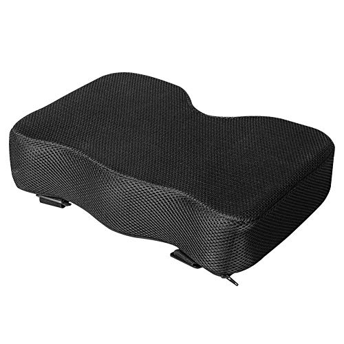Rowing Machine Seat Cushion - That Perfectly Fits Concept with Thicker Memory Foam, Washable Cover, and Straps- Also Works Great with Exercise Recumbent Stationary Bike