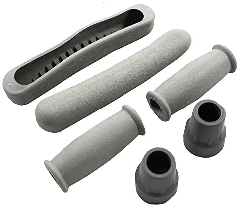 Crutch Replacement Part Kit, Gray By Healthline Trading - Thumbnail 5