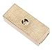 5cm Brass T-Slot Fixture Holder Fit 4-5 Alphabet Letters Font Stamp Tool