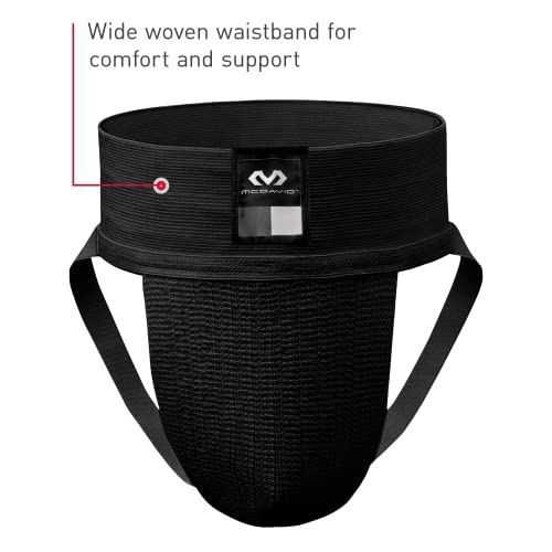 McDavid 3110 Classic Two Pack Athletic Supporter, Black, X-Large