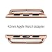 Apple Watch Adapter, Oittm Stainless Steel Apple Watch Band Connection Adaptor with Screwdriver Tools for Apple Watch & Sport & Edition (Rose Gold 42mm)