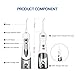 SMARTWOOD Cordless Water Flosser, Professional Oral Care Water Flosser, Rechargeable Portable Waterproof Oral Irrigator with 4 Jet Tips& 3 Pulse Modes for Home and Travel, for Braces & Gums Care