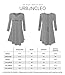 URBANCLEO Womens Basic eLong Tunic Top Mini T-shirt Dress (PLUS Size Available)