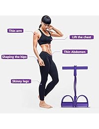 Laoyel - Cuerda elástica de tirar, bandas de resistencia, abdomeno cintura brazo pierna, estiramiento de adelgazamiento, entrenamiento de movilidad.