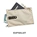 Clip Wallet Hang on Belt Travel Safe Money Card ID New!