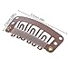 dfsdmlp Hot 32mm 10 pcs Middle U Brown Snap Hair Clip For Wig Hair Extension Hair Clips Hair Pins for Women Ladies Hair Accessoriesthumb 2
