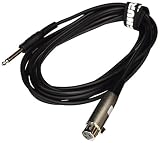 Shure C15AHZ 15-Feet Cable with 1/4-Inch Phone Plug on Equipment End