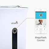 Petwant Automatic Smart Pet Feeder with Wireless Camera for Small and Medium Dogs & Cats with Programmable Feeding Timer 2 Way Audio Controlled by Iphone iOS and Android Mobile App (Nspire Petwant)