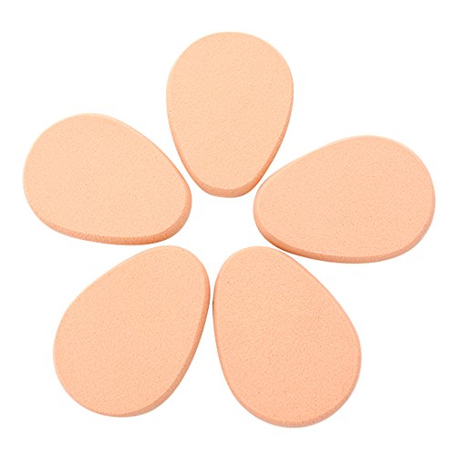 Polytree 5pcs Egg Oval Smooth Makeup Sponge Blender Powder Puff Flawless Foundation - Thumbnail 4