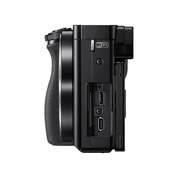 Sony Alpha ILCE 6000Y 24.3 MP Mirrorless Digital SLR Camera with 1650 mm and 55210 mm Zoom