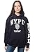 NYPD Adult Navy Pullover Hoodie with White Print (Small)