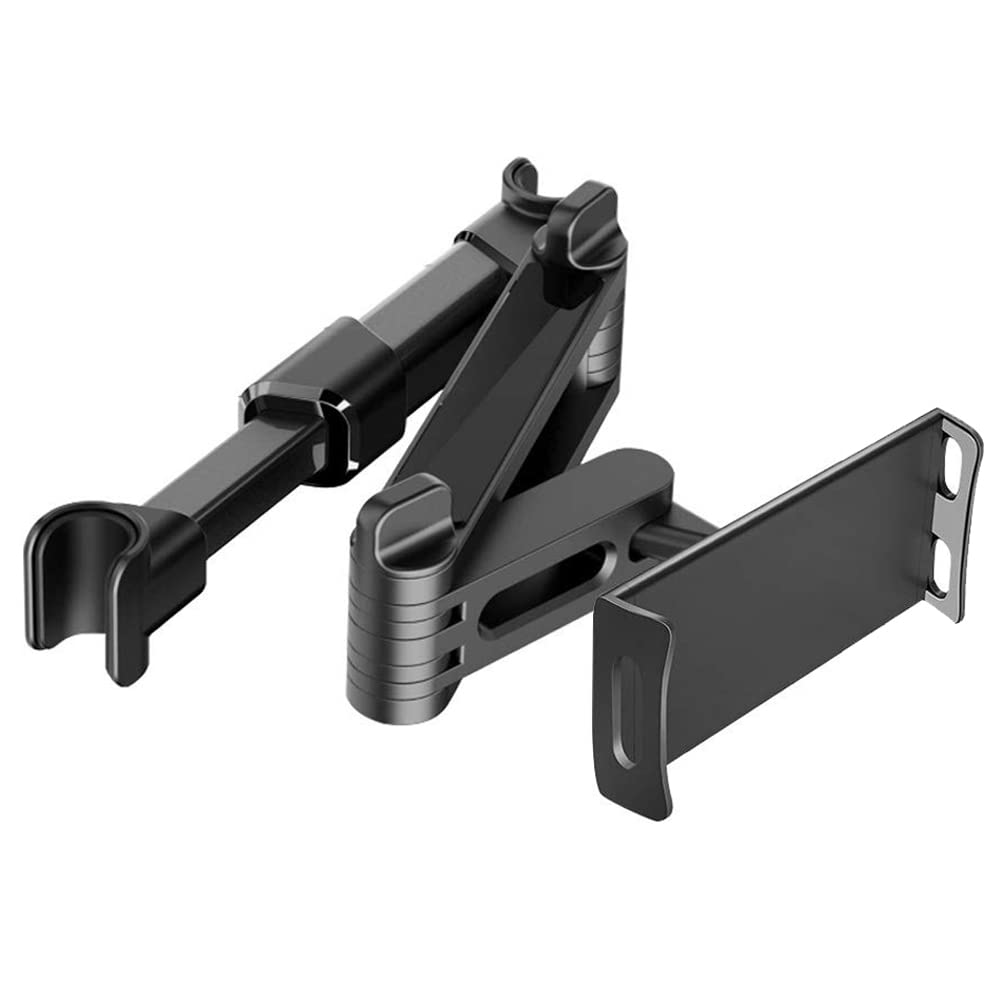 Vidence Car Headrest Mount Holder-Car Seat Mount Tablet Holder, Universal Tablet Holder With 360 Degree Rotation for iPad, iPhone, Surface, Samsung Galaxy Tabs, Adjustable Fits 4-11 inch Screens